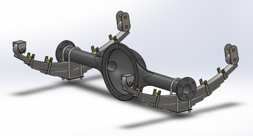 钢板弹簧悬架缩略图
